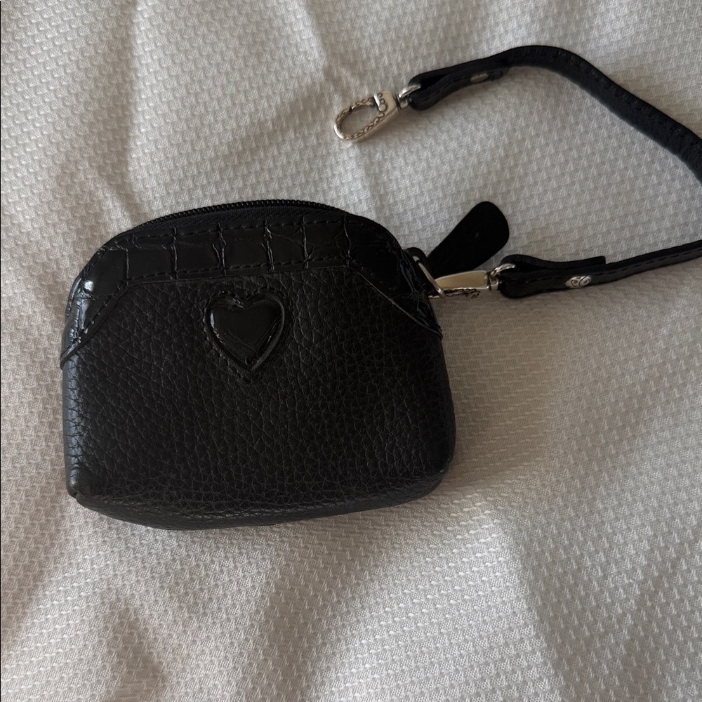 Brighton Black coin purse with Heart Detail